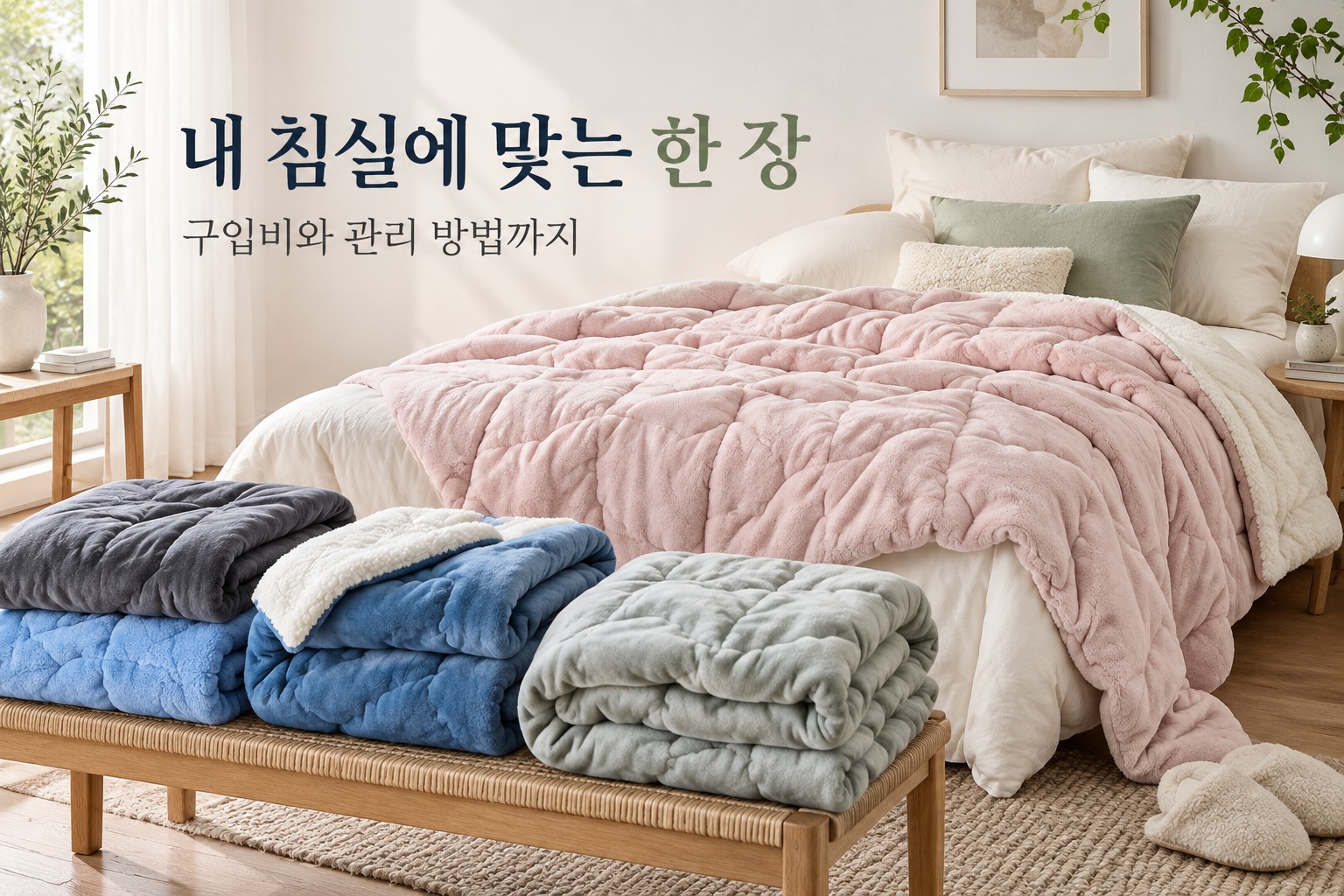 내 침실에 맞는 한 장 · 겨울 이불 추천