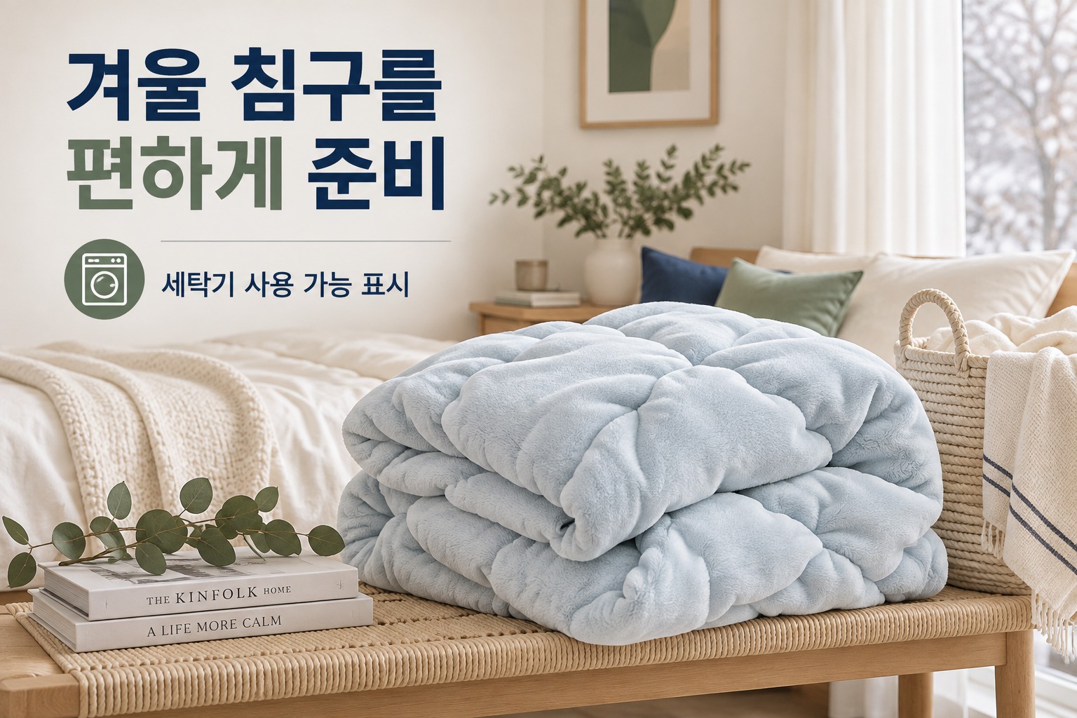 겨울 침구를 편하게 준비 · 아망떼 소울메이트 이불