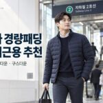 남자 경량패딩 추천: 출퇴근용 웰론·덕다운·구스다운 비교